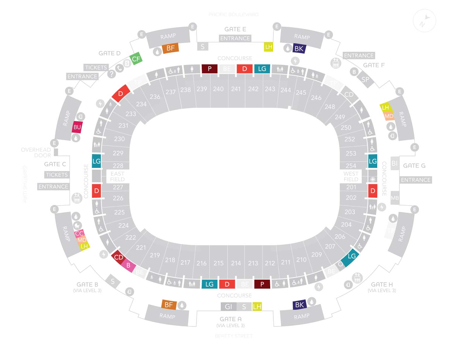 Stadium Map – BC Place